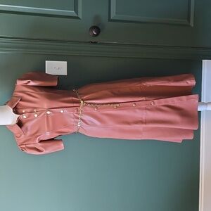 Zara faux leather Dress